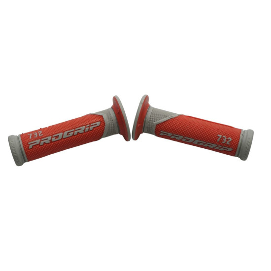 PROGRIP RANKENA PAKELIO RANKENA PG732 (22+25MM, ILGIS 125MM) RAUDONOS / PILKOS (DVIEJŲ KOMPONENTŲ) (732-288)
