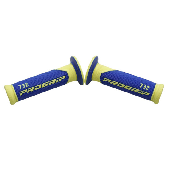 PROGRIP RANKENA PAKELIO RANKENA PG732 (22+25 MM, ILGIS 125 MM) SPALVA FLUOR GELTONA / MĖLYNA (DVIEJŲ KOMPONENTŲ) (732-25