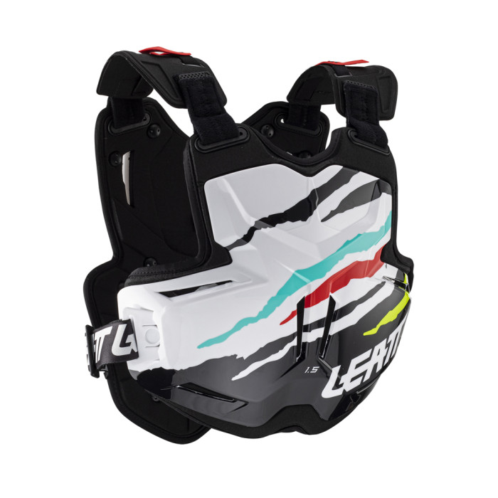 LEATT (NEW 2023) chest protector CHEST PROTECTOR 1.5 TORQUE TIGER color white/black