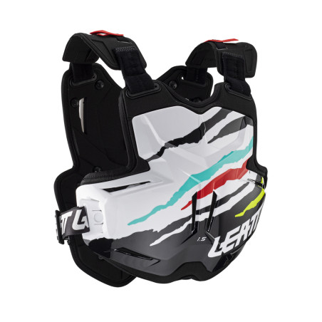 LEATT (NEW 2023) chest protector CHEST PROTECTOR 1.5 TORQUE TIGER color white/black