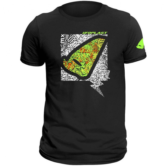 UFO T-SHIRT color black size XL