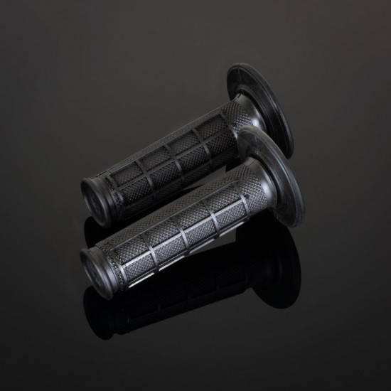 RENTHAL MX dvigubo sudėtinio rankenėlės, Diamond Waffle Ultra Tacky, juodos