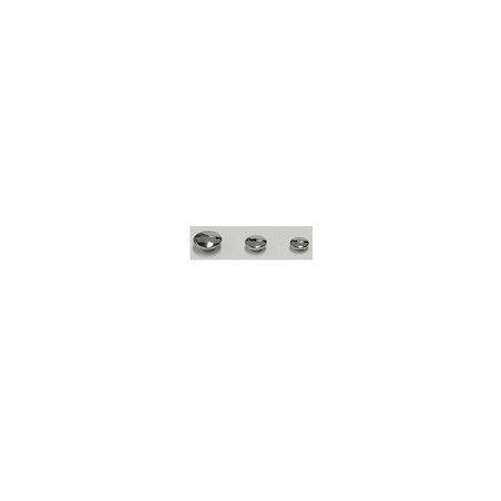 ARIETE CHROME COVERS FOR HEX SCREW HEADS 8 PCS (KEY SIZE 4MM) (SALE)