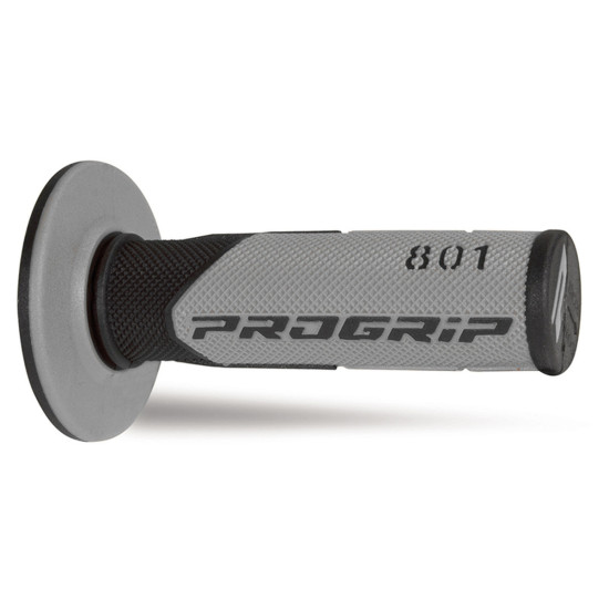 PROGRIP PG801 BEKELĖS RANKENOS (22+25 MM, 115 MM ILGIO) JUODA / PILKA (DVIEJŲ KOMPONENTŲ) (PG801BK / GY) (801-171)