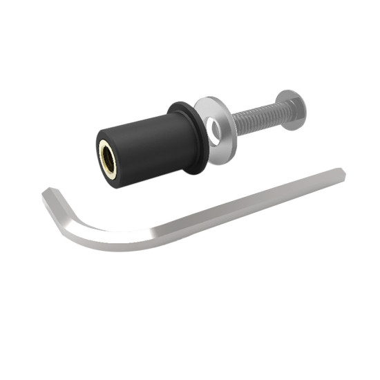 OXFORD FAIRING SCREWS (WITH RUBBER BANDS) SET OF 8, SILVER COLOR