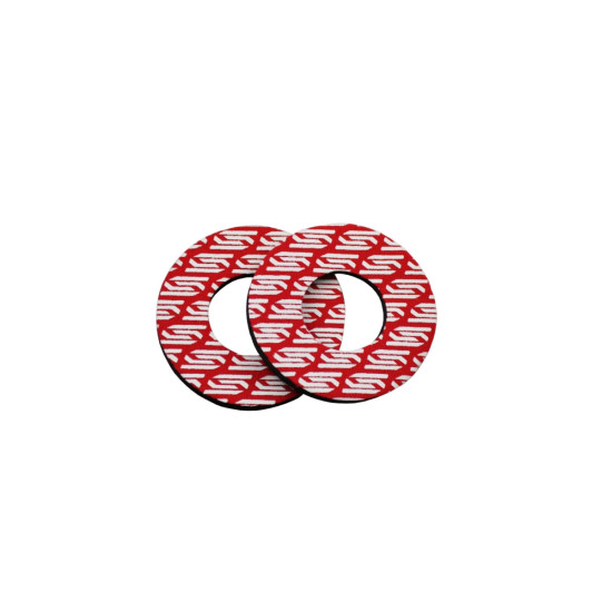 SCAR RACING ANTI-FINGERPRINT FOAM DONUTS COLOR RED / WHITE