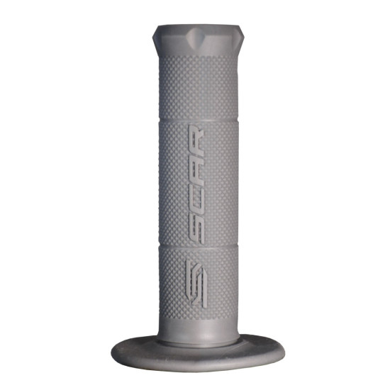 SCAR RACING OFF-ROAD GRIPS (22+25MM) SINGLE COMPONENT GREY