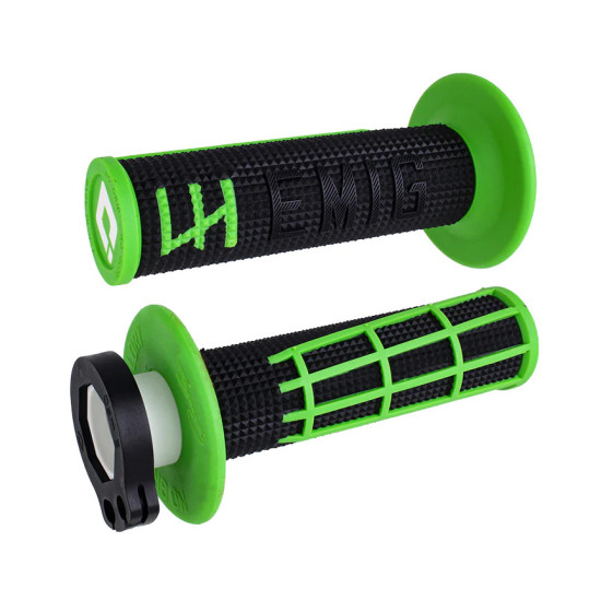 ODI OFF ROAD GRIPS EMIG 2.0 V2 LOCK-ON GRIP COLOR BLACK GREEN