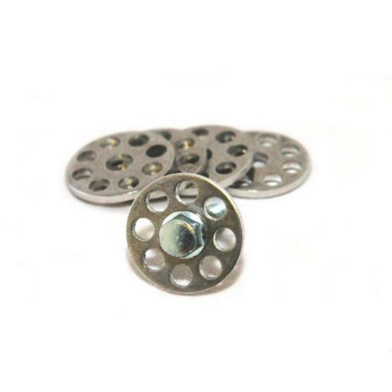 SCAR RACING ALUMINUM WASHERS 18MM SET OF 10 SILVER