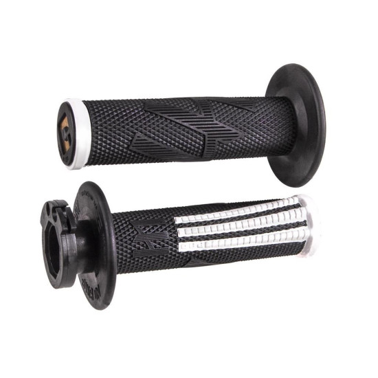 ODI BEKELĖS RANKENOS EMIG PRO V2 LOCK-ON GRIP JUODA/BALTA