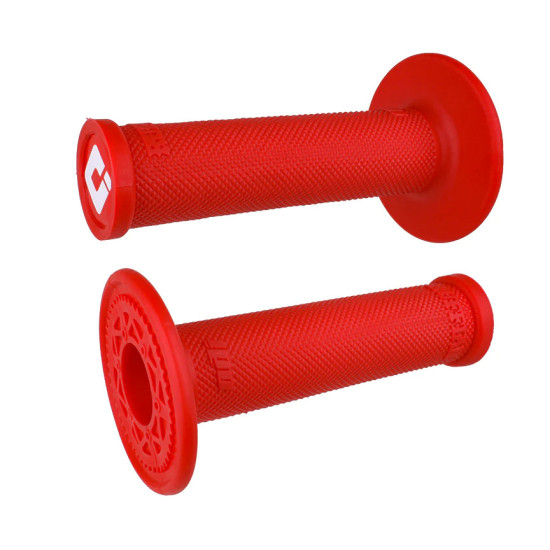 ODI OFF ROAD GRIPS RUFFIAN NO WAFFLE MOTOCROSS GRIPS RED