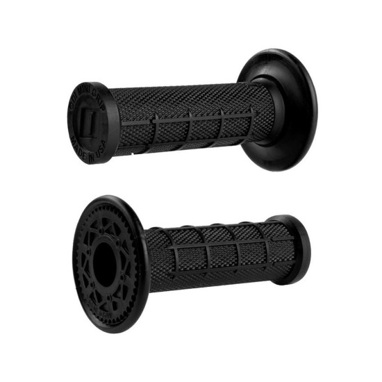 ODI OFF ROAD GRIPS MINI HALF WAFFLE MX SINGLE PLY GRIP BLACK