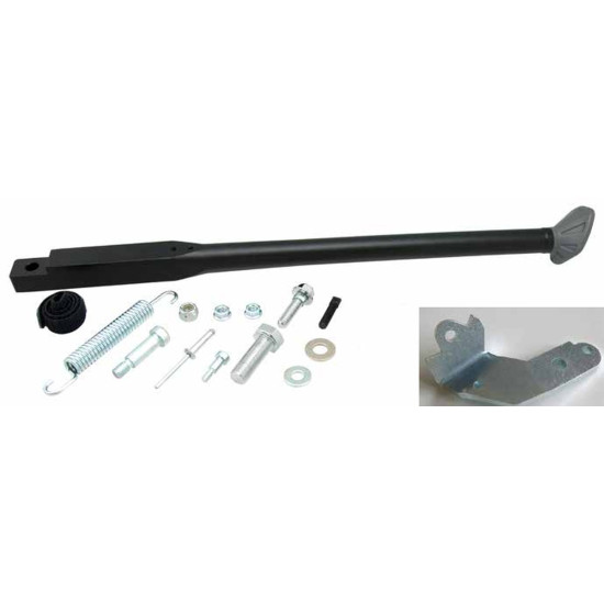 BUZZETTI SIDE STAND HONDA CRF 250F '04-'17 CRF 450F '04-'17 BLACK (ALUMINUM)