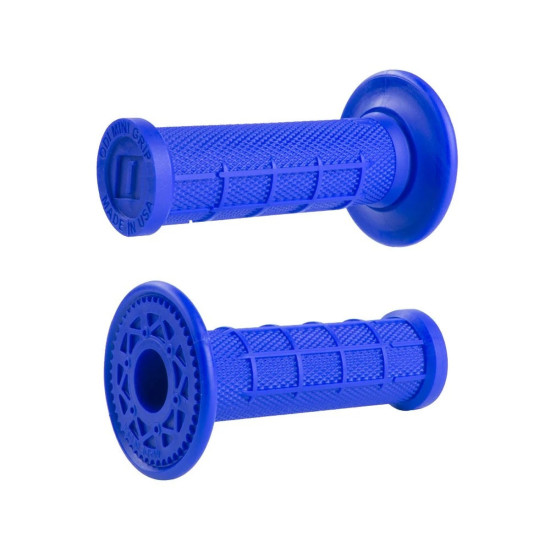 ODI OFF ROAD GRIPS MINI HALF WAFFLE MX SINGLE PLY GRIP MĖLYNOS