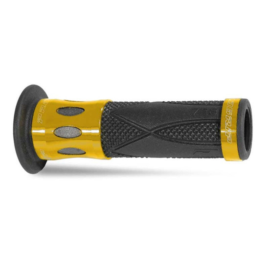 PROGRIP RANKENOS PG744 PASPAURDUI IŠ ALIUMINIO (22+25MM, ILGIS 115MM) AUKSINĖS SPALVOS (VIENO KOMPONENTO) (744-121) IŠPA