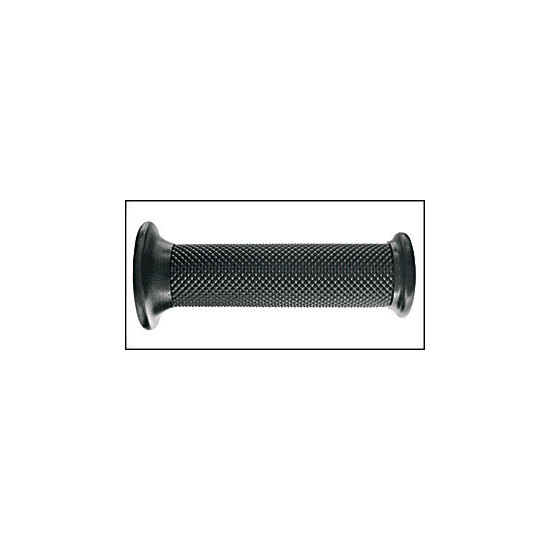 ARIETE ROAD GRIPS SUPER SOFT (115 MM) WITH HOLE BLACK (YAMAHA DESIGN) (12)