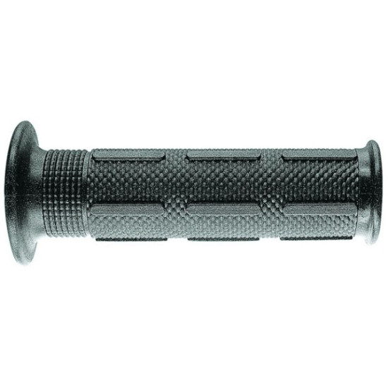 ARIETE ROAD GRIPS SUPER SOFT (120 MM) WITH HOLE BLACK (KAWASAKI DESIGN) (12)