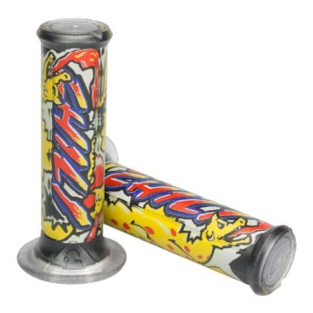 HARRI'S IŠPARDAVIMAS 01684-CH CHILL RANKENĖLĖS (120MM / 22MM) BE SKYLĖS GELTONOS / JUODOS