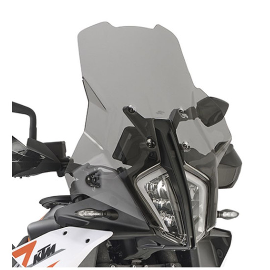 KAPPA PRIEKINIS STIKLAS KTM 790 ADVENTURE '23-'25 / 890 ADVENTURE '23-'25, 890 SMT '23-, 29 X 47 CM TONUOTAS