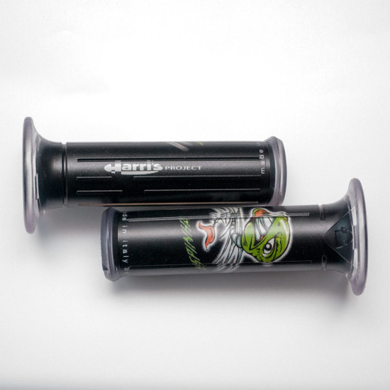 HARRI'S SALE 01684-NE GRIPPERS (120MM / 22MM) WITHOUT HOLE BLACK / GREEN