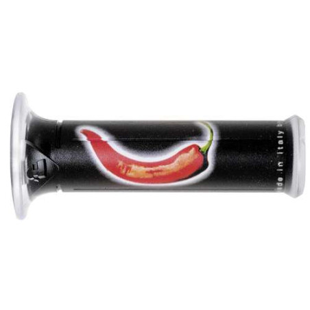 HARRI'S IŠPARDAVIMAS 01684-PE PAPRIKOS RANKENĖLĖS (120MM / 22MM) BE SKYLĖS JUODA / RAUDONA