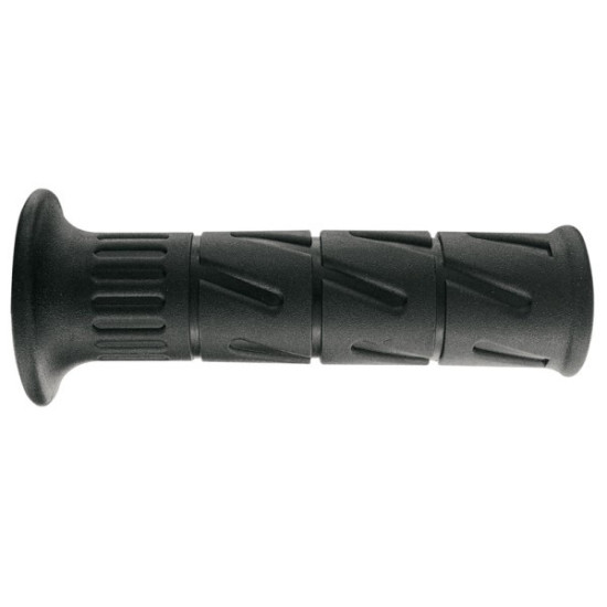 ARIETE ROAD GRIPS SUPER SOFT (120 MM) WITH HOLE BLACK (KAWASAKI DESIGN) (12)