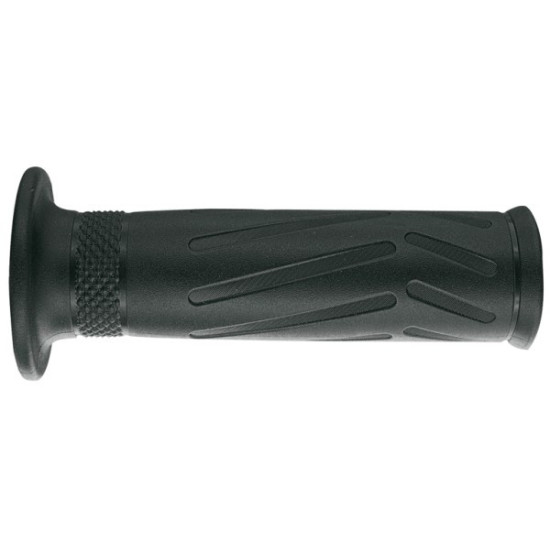 ARIETE ROAD GRIPS SUPER SOFT (120 MM) WITH HOLE BLACK (YAMAHA DESIGN) (R1) (MAJESTY) (12)