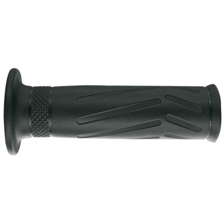 ARIETE ROAD GRIPS SUPER SOFT (120 MM) WITH HOLE BLACK (YAMAHA DESIGN) (R1) (MAJESTY) (12)