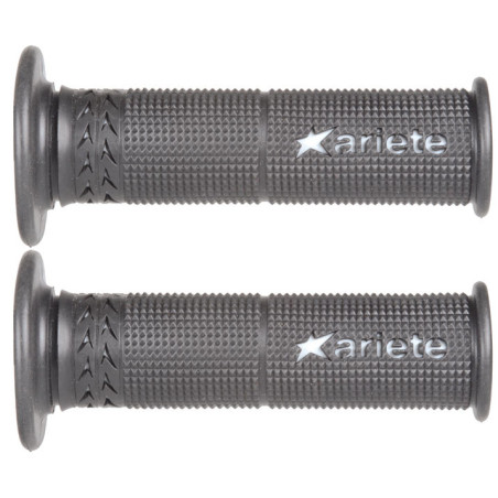 ARIETE GRIPS ROAD SUPER SOFT ESTORIL SUPER BIKE GEL (120 MM) WITH HOLE COLOR BLACK WHITE (12)