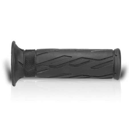 ARIETE ROAD GRIPS SUPER SOFT (120 MM) WITH HOLE BLACK (SUZUKI DESIGN) (12)