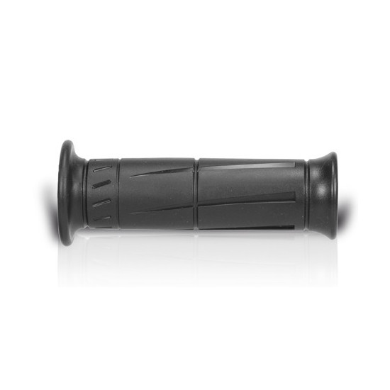 ARIETE ROAD GRIPS SUPER SOFT (120 MM) WITH HOLE BLACK (KAWASAKI DESIGN) (12)