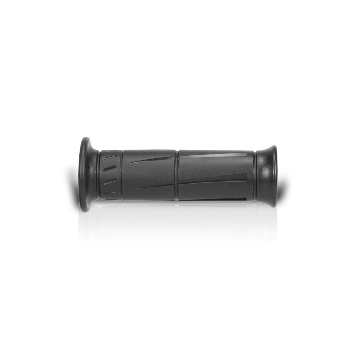 ARIETE ROAD GRIPS SUPER SOFT (120 MM) WITH HOLE BLACK (KAWASAKI DESIGN) (12)