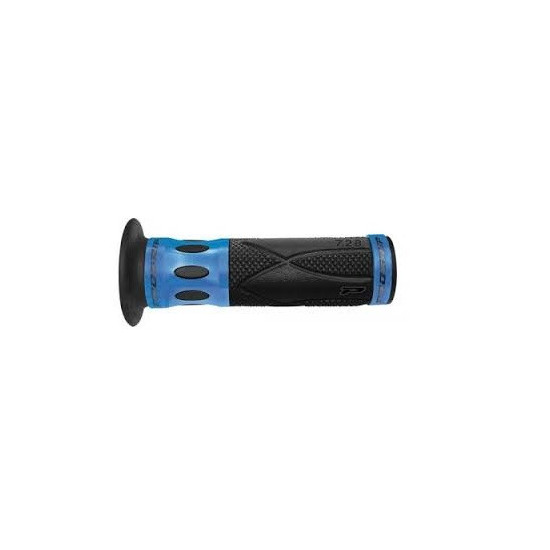PROGRIP RANKENOS PG728 PLENTO ALIUMINIO (22+25 MM, ILGIS 122 MM) MĖLYNOS (VIENO KOMPONENTO) (728-104) (PG728BL)