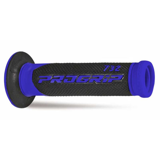 PROGRIP GRIPS PG732 ROAD (22+25MM, LENGTH 125MM) BLUE / BLACK (TWO-COMPONENT) (732-150) (PG732 / 2)
