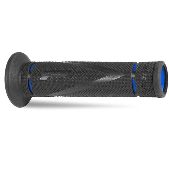 PROGRIP GRIPS PG838 ROAD (22+25MM, LENGTH 122MM) BLACK / BLUE (TWO-COMPONENT) (838-150) (PG838 / 5)