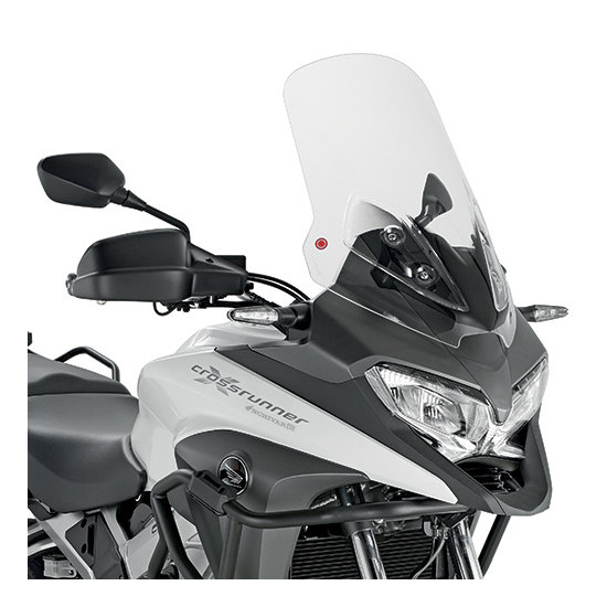 KAPPA PRIEKINIS STIKLAS HONDA CROSSRUNNER 800 '15-'20 (55 X 42 CM) SKAIDRUS