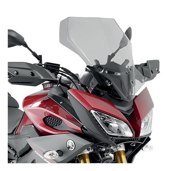 KAPPA priekinis stiklas YAMAHA MT 09 850 TRACER '15-'17 48 x 42 CM, tonuotas