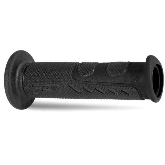 PROGRIP GRIPS PG725 ROAD (22+25MM, LENGTH 122MM) BLACK / TITANIUM (TWO-COMPONENT) (725-298)
