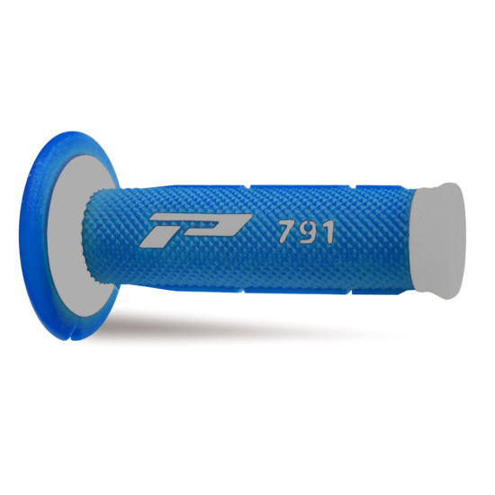 PROGRIP PG791 OFF ROAD GRIPS (22+25MM, 115MM LENGTH) GREY / BLUE (TWO-COMPONENT) (791-315)