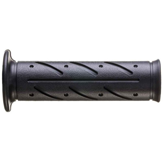 ARIETE ROAD STANDARD GRIPS KYMCO (120MM) WITH HOLE, BLACK