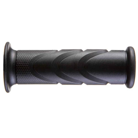 ARIETE ROAD STANDARD GRIPS HONDA (115MM) WITH HOLE, BLACK