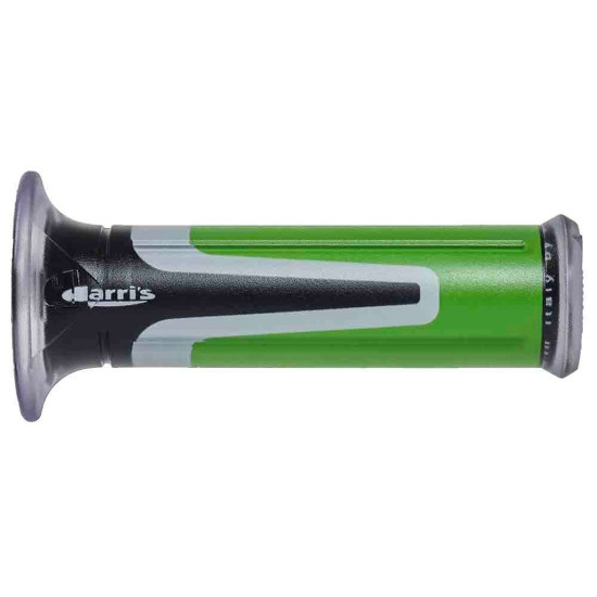 HARRI'S GRIPS 01687 / F-AV (120 MM / 22 MM) WITH HOLE SPORT COLOR BLACK / GREEN