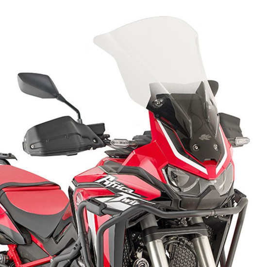 KAPPA PRIEKINIS STIKLAS HONDA CRF 1100L Africa Twin '20-'23 57,5 x 45 CM SKAIDRUS