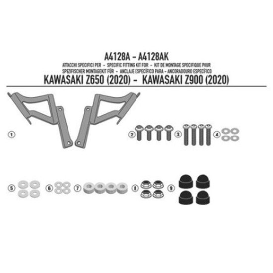 KAPPA PRIEKINIO STIKLIO LAIKIKLIS 1176AK KAWASAKI Z 650 '20-'25 Z 900 '20-'24