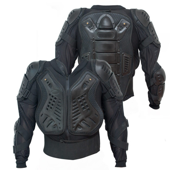 GARETH PROMOTION CS BUZER CHEST GUARD ON MESH SCORPION JUNIOR SIZE M