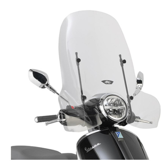 KAPPA WINDSCREEN MOUNT 1044AK PIAGGIO VESPA GTS 125 / 300, GTS 125 / 300 SUPER '23,