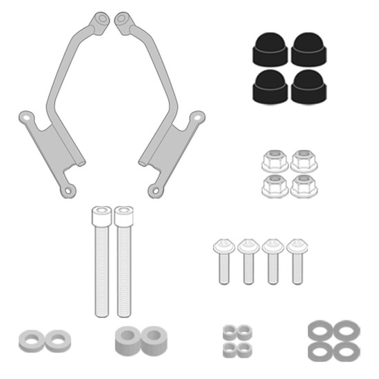 KAPPA 2026 / 03 WINDSCREEN MOUNT 1221AK HONDA CB 1000 HORNET '25-,