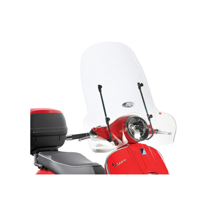 KAPPA PIAGGIO / VESPA PRIEKINIS STIKLAS 51,5 X 69,5 CM SKAIDRUS (104A) - BE LAIKIKLIŲ