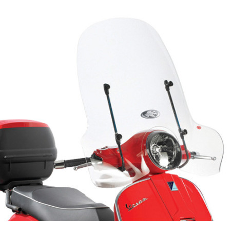 KAPPA PIAGGIO / VESPA WINDSCREEN 51.5 X 69.5 CM TRANSPARENT (104A) - WITHOUT MOUNTS
