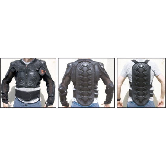 GARETH STREET BUZER PROMOTION CHEST GUARD ON MESH DETACHABLE TURTLE (WITH HARNESS) SIZE XXL